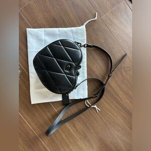 Coach Quilted Leather Heart Bag